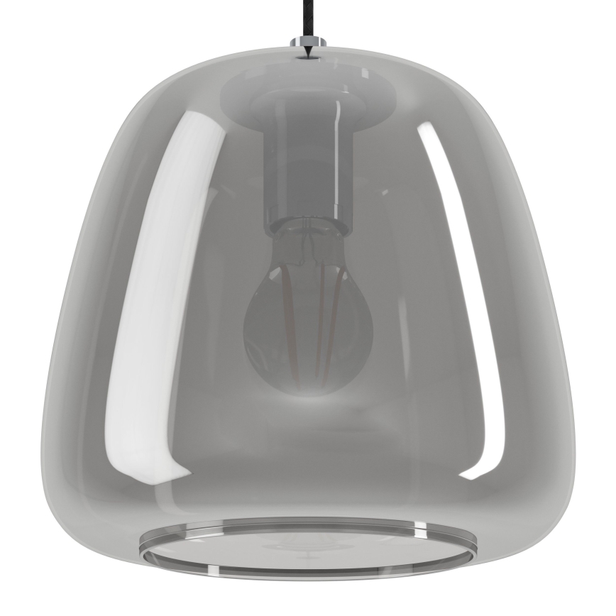 Eglo - Lampadario a sospensione con filo 5xE27/40W/230V fumé