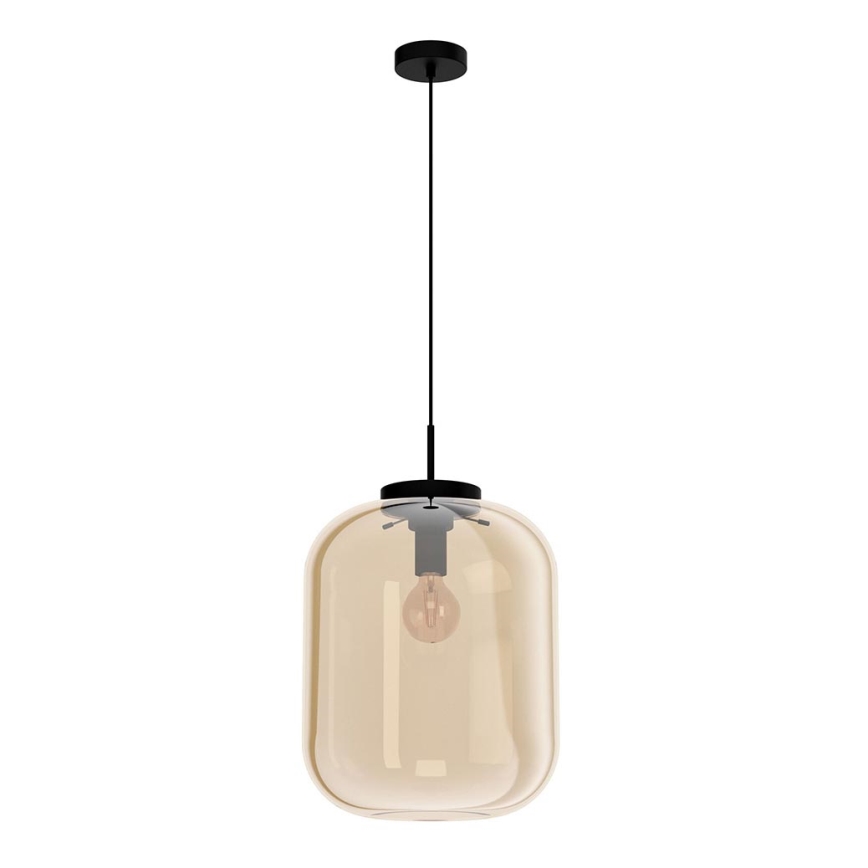 Eglo - Lampadario su filo BULCIAGO 1xE27/40W/230V d. 35 cm beige