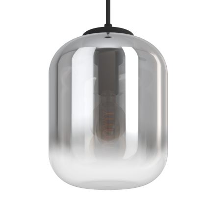 Eglo - Lampadario a sospensione con filo 1xE27/40W/230V diametro 25 cm fumé