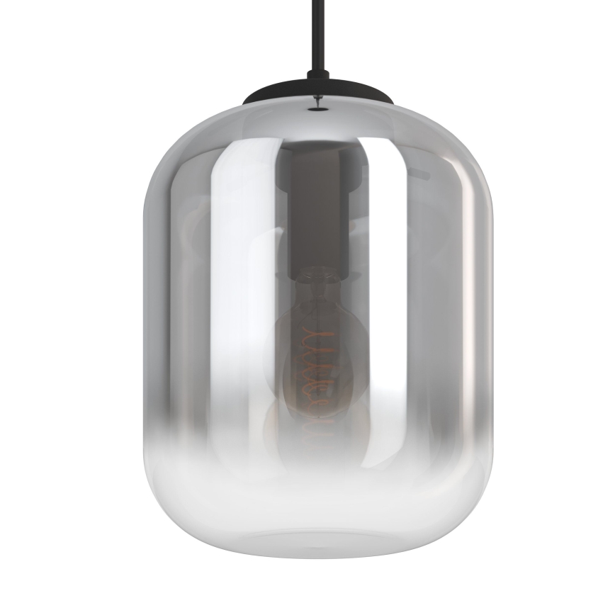 Eglo - Lampadario a sospensione con filo 1xE27/40W/230V diametro 25 cm fumé