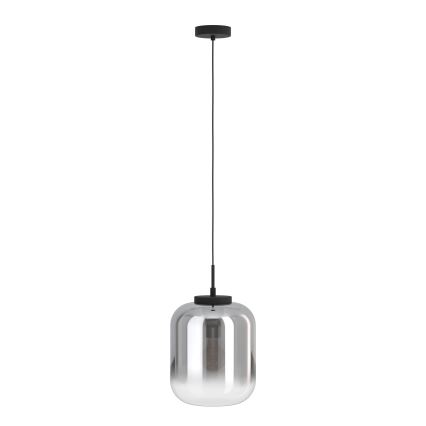 Eglo - Lampadario a sospensione con filo 1xE27/40W/230V diametro 25 cm fumé