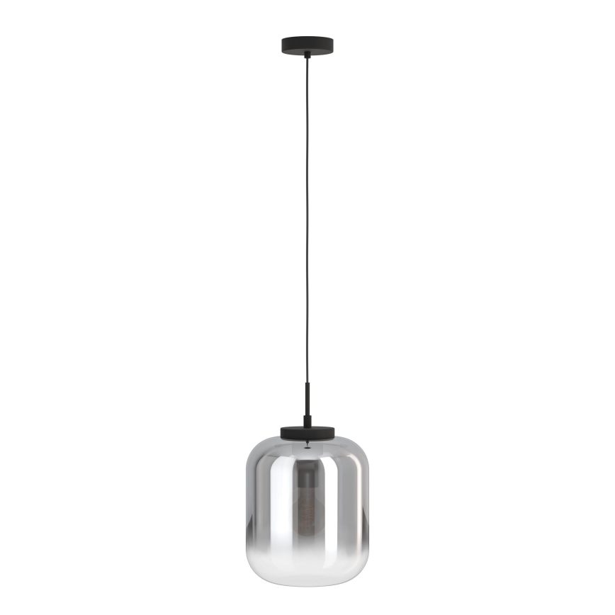 Eglo - Lampadario a sospensione con filo 1xE27/40W/230V diametro 25 cm fumé