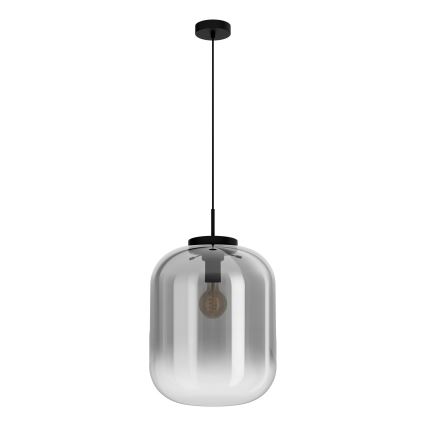 Eglo - Lampadario a sospensione con filo 1xE27/40W/230V diametro 35 cm fumé