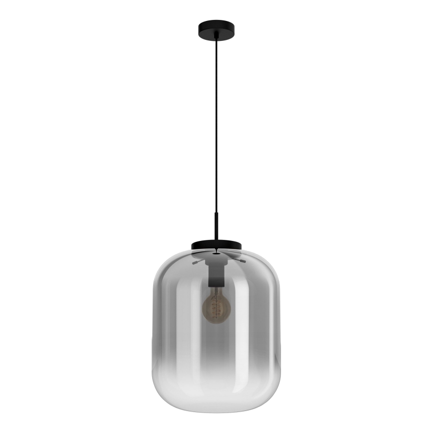 Eglo - Lampadario a sospensione con filo 1xE27/40W/230V diametro 35 cm fumé