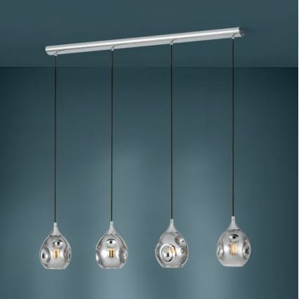 Eglo - Lampadario su filo BREGALLA 4xE27/40W/230V