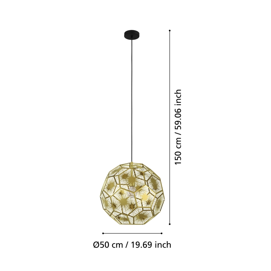Eglo - Lampadario su filo 1xE27/60W/230V d. 50 cm