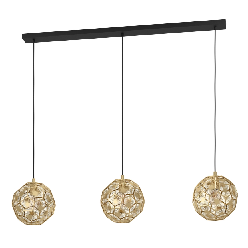 Eglo - Lampadario su filo 3xE27/60W/230V