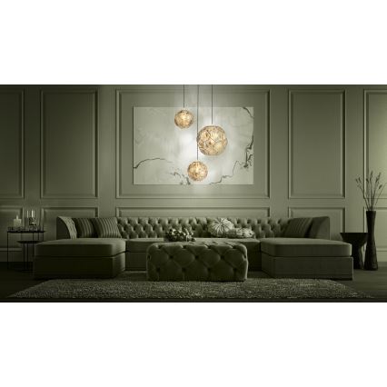 Eglo - Lampadario su filo 3xE27/60W/230V