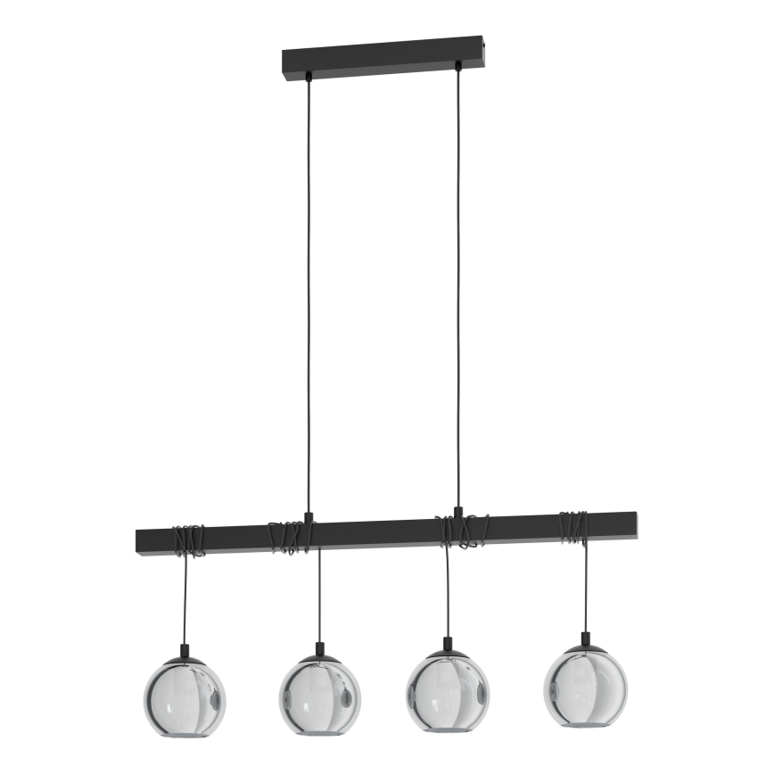 Eglo - Lampadario su filo 4xE27/40W/230V
