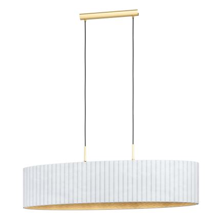 Eglo - Lampadario su filo 2xE27/40W/230V bianco