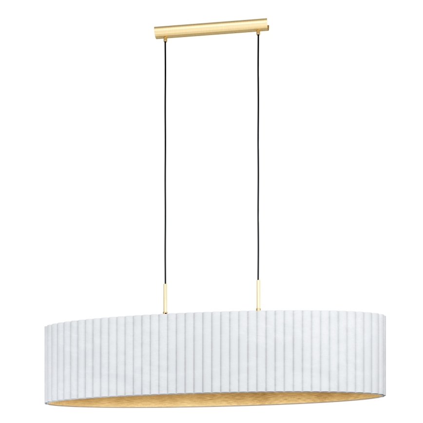 Eglo - Lampadario su filo 2xE27/40W/230V bianco