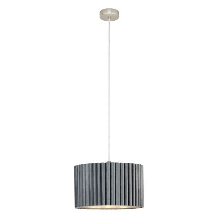 Eglo - Lampadario su filo 1xE27/40W/230V grigio