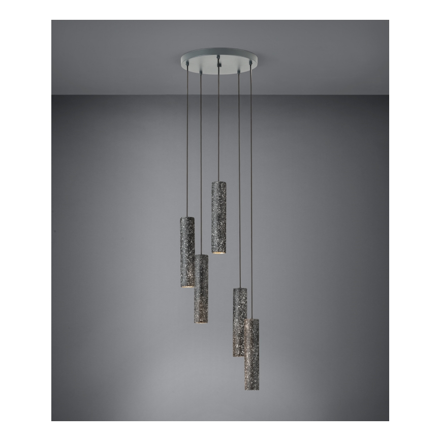 Eglo - Lampadario LED su filo  5xGU10/4,5W/230V