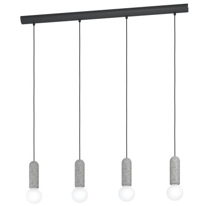 Eglo - Lampadario a sospensione con filo 4xE27/40W/230V