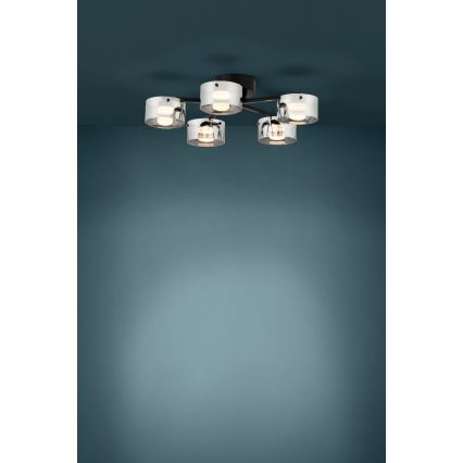 Eglo - Lampadario a LED dimmerabile montato in superficie 5xLED/5,4W/230V