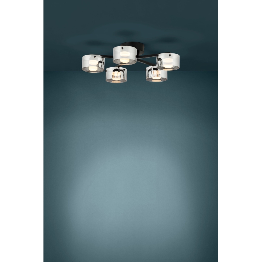 Eglo - Lampadario a LED dimmerabile montato in superficie 5xLED/5,4W/230V