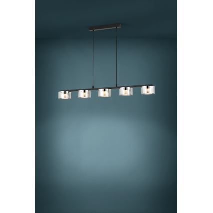Eglo - Lampadario LED su filo dimmerabile 5xLED/5,4W/230V