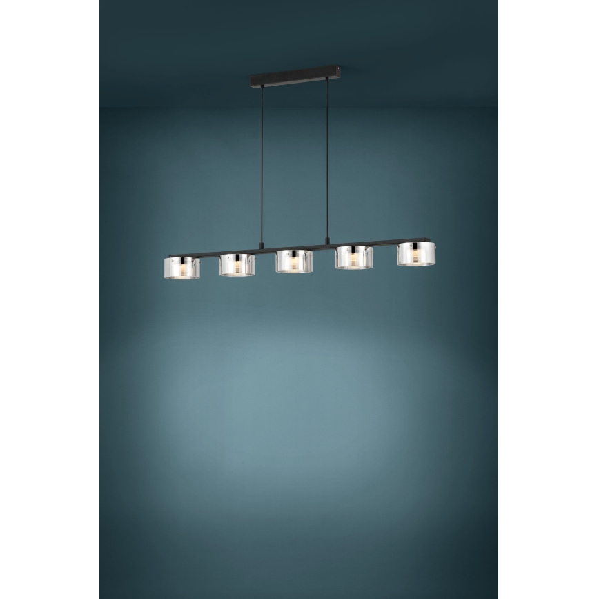 Eglo - Lampadario LED su filo dimmerabile 5xLED/5,4W/230V