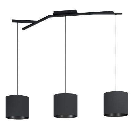 Eglo - Lampadario su filo 3xE27/40W/230V