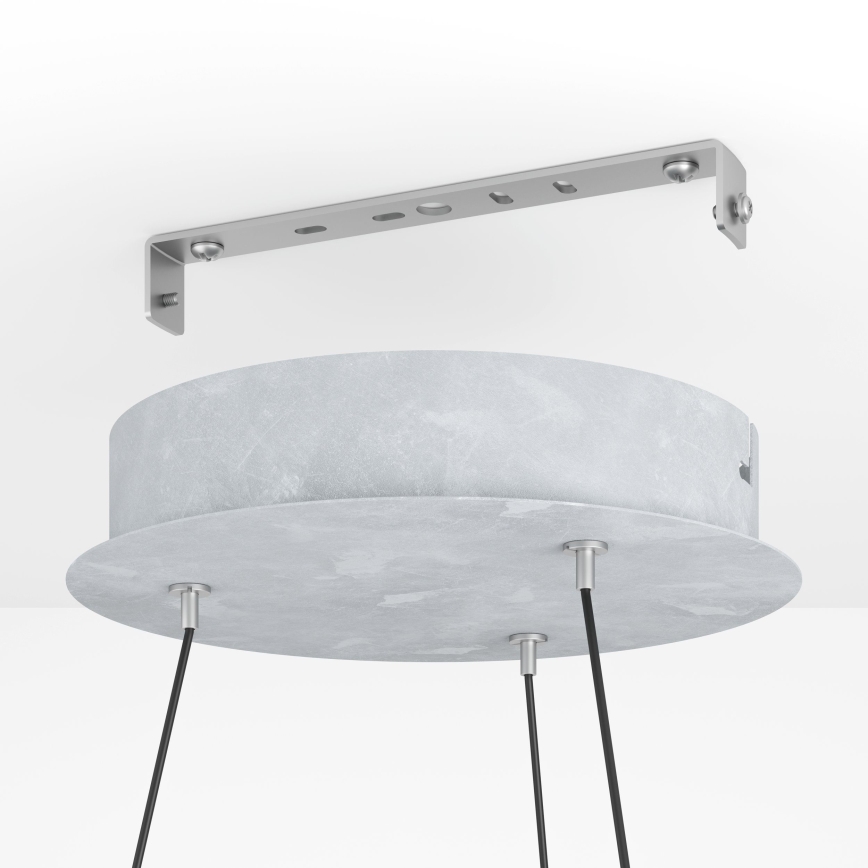 Eglo - Lampadario a sospensione con filo LED dimmerabile LED/36W/230V 3000K grigio/quercia