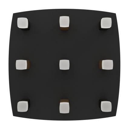 Eglo - Plafoniera LED dimmerabile 9xLED/3,1W/230V 3000K antracite/oro