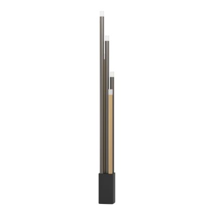 Eglo - Lampada da terra dimmerabile a LED 5xLED/3,7W/230V 3000K antracite/oro