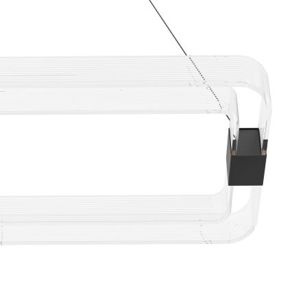 Eglo - Lampadario a sospensione con filo LED dimmerabile LED/39,2W/230V 3000K nero