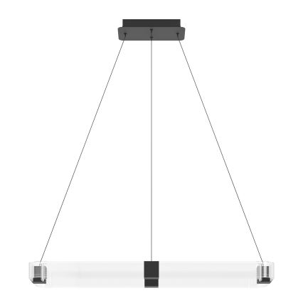 Eglo - Lampadario a sospensione con filo LED dimmerabile LED/39,2W/230V 3000K nero