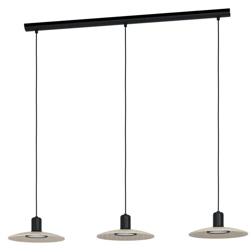 Eglo - Lampadario LED a sospensione con filo 3xGU10/4,6W/230V 3000K
