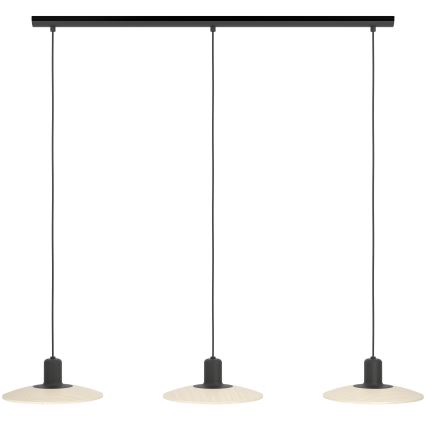 Eglo - Lampadario LED a sospensione con filo 3xGU10/4,6W/230V 3000K