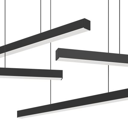 Eglo - Lampadario a sospensione con filo LED dimmerabile 6xLED/8,4W/230V 3000K nero