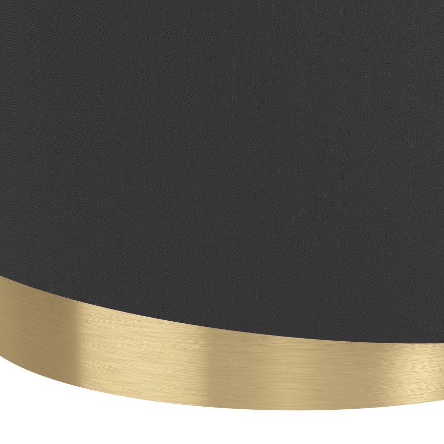 Eglo - Lampadario a sospensione con filo 1xE27/40W/230V nero/oro
