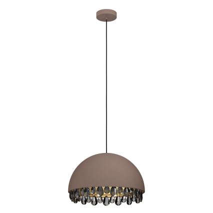 Eglo - Lampadario a sospensione con filo 1xE27/40W/230V marrone