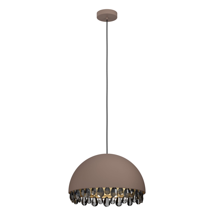 Eglo - Lampadario a sospensione con filo 1xE27/40W/230V marrone