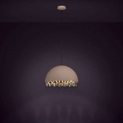 Eglo - Lampadario a sospensione con filo 1xE27/40W/230V marrone