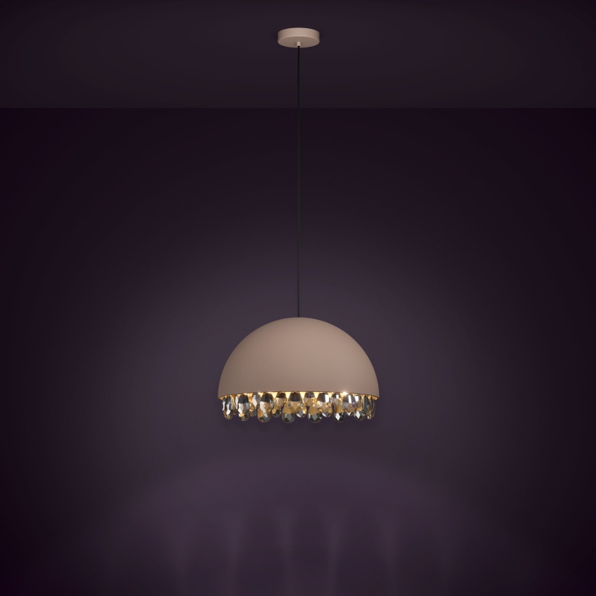 Eglo - Lampadario a sospensione con filo 1xE27/40W/230V marrone