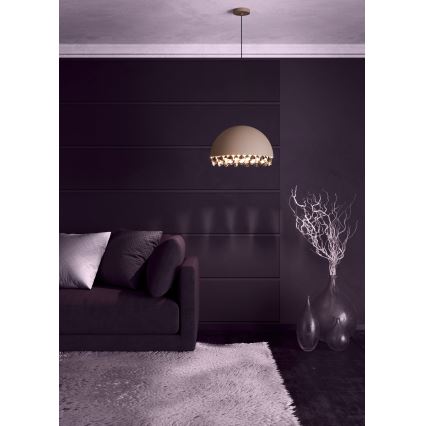 Eglo - Lampadario a sospensione con filo 1xE27/40W/230V marrone