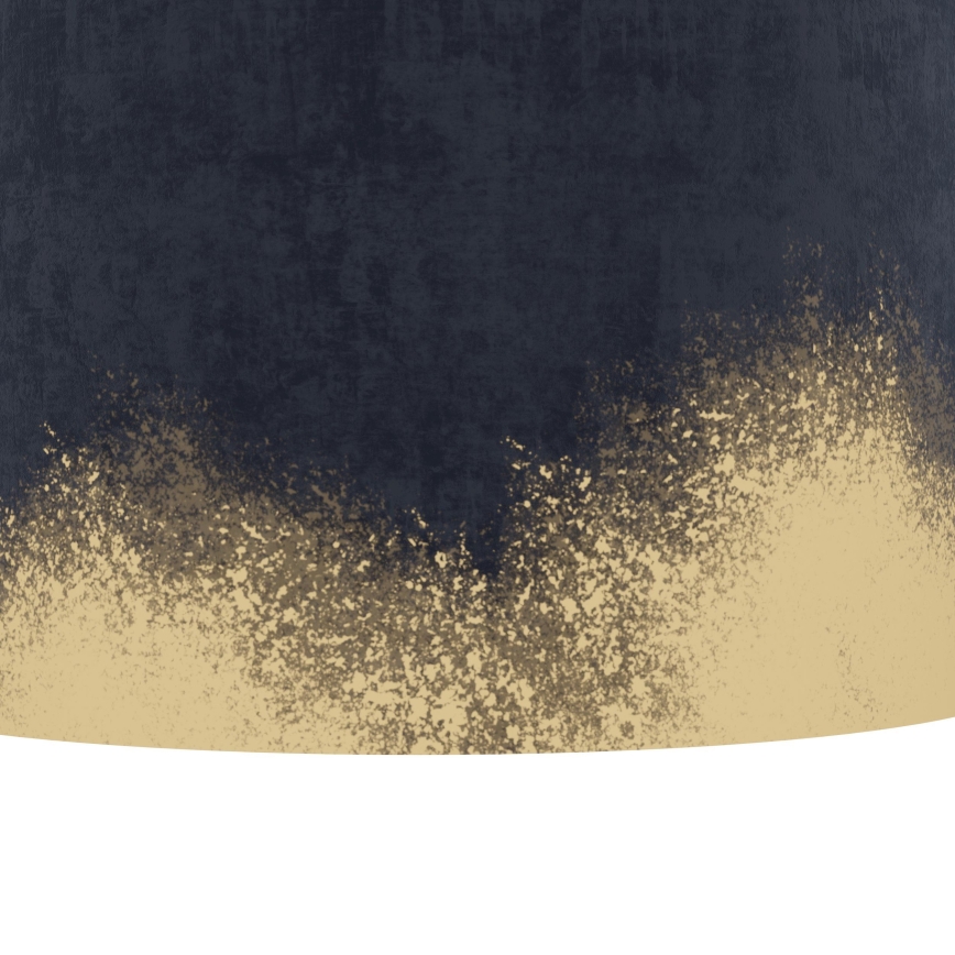 Eglo - Lampadario a sospensione con filo 1xE27/40W/230V diametro 53 cm blu/oro