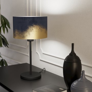 Eglo 39975 - Lampada da tavolo CASUARITA 1xE27/40W/230V blu/oro