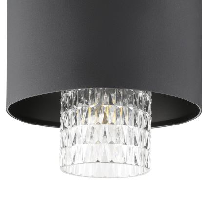 Eglo - Lampadario a sospensione con filo 3xE27/40W/230V nero