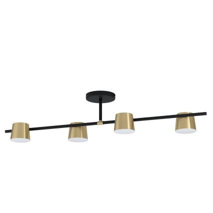 Eglo - Lampadario a plafone LED 4xGU10/4,6W/230V 3000K oro