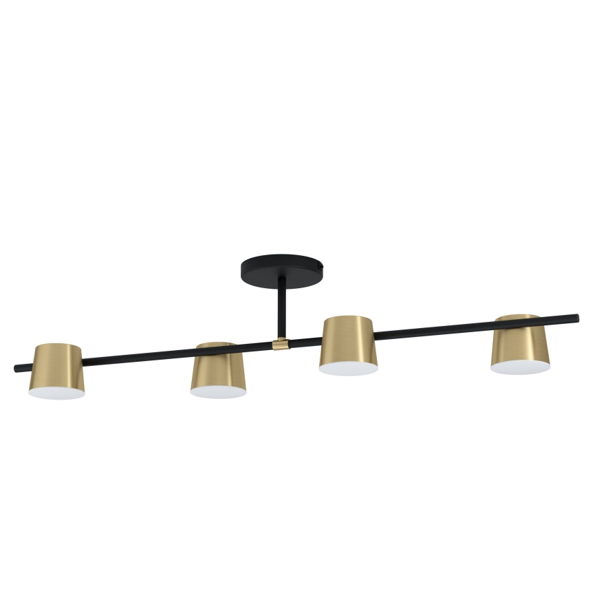 Eglo - Lampadario a plafone LED 4xGU10/4,6W/230V 3000K oro