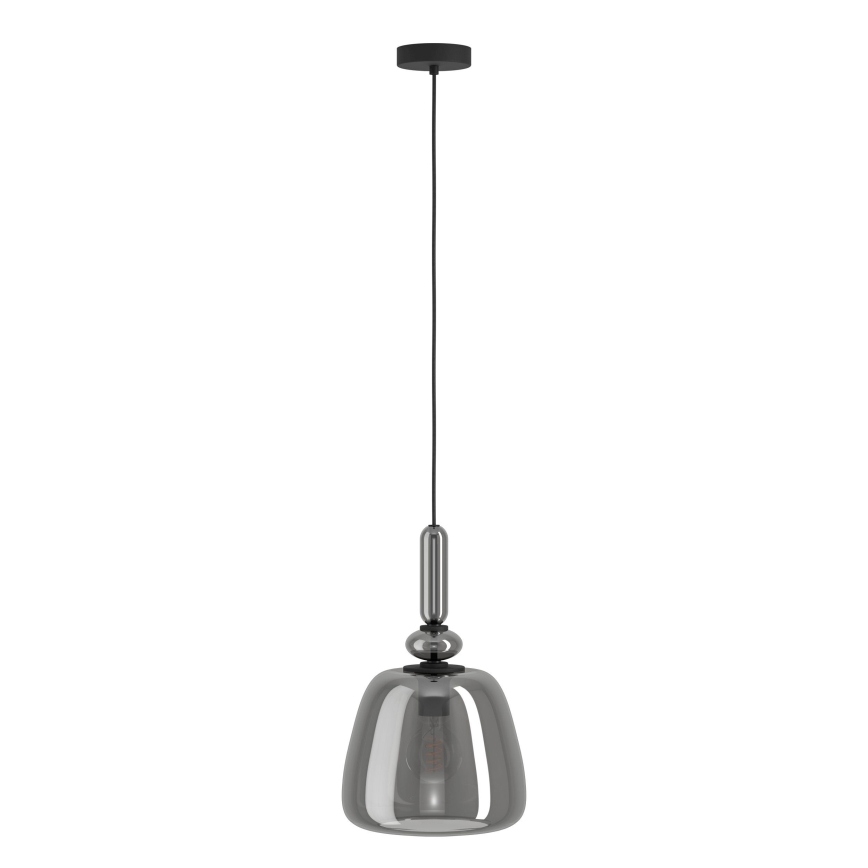 Eglo - Lampadario a sospensione con filo 1xE27/40W/230V fumé