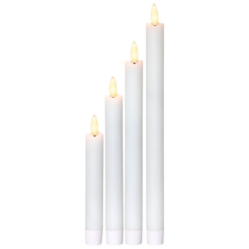 Eglo 410026 - SET 4x LED Candela FLAMME LED/1xAAA bianco