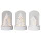 Eglo  - SET 3x LED Decorazioni natalizie 1xLED/0,06W/1xCR2032 bianco