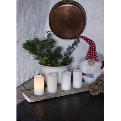 Eglo - Set di 4 decorazioni natalizie LED 1xLED/0,18W/2xCR2032 + telecomando