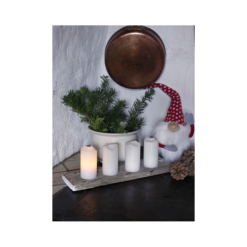 Eglo - Set di 4 decorazioni natalizie LED 1xLED/0,18W/2xCR2032 + telecomando