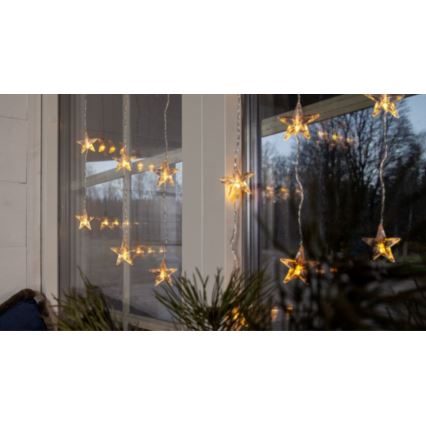 Eglo - Catena luminosa a LED 20 luci, 1,8 m, bianco caldo