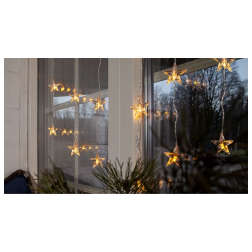 Eglo - Catena luminosa a LED 20 luci, 1,8 m, bianco caldo