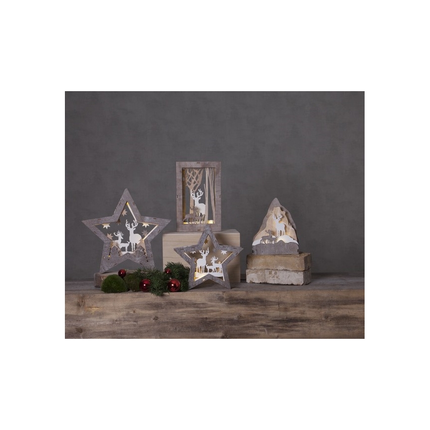 Eglo - Decorazione LED natalizia 10xLED/0,03W/2xAA